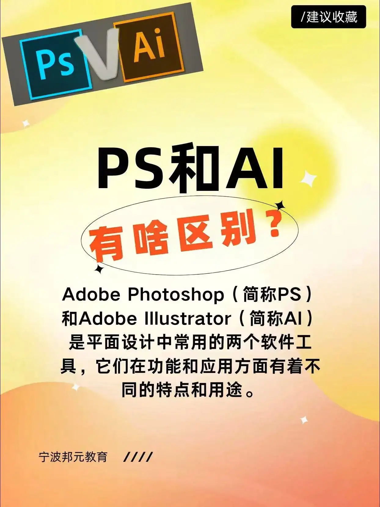 奉化平面设计班~PS与AI有什么不同学