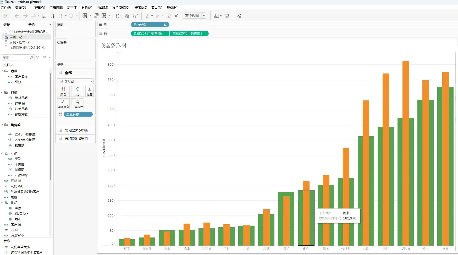 Tableau数据可视化实现