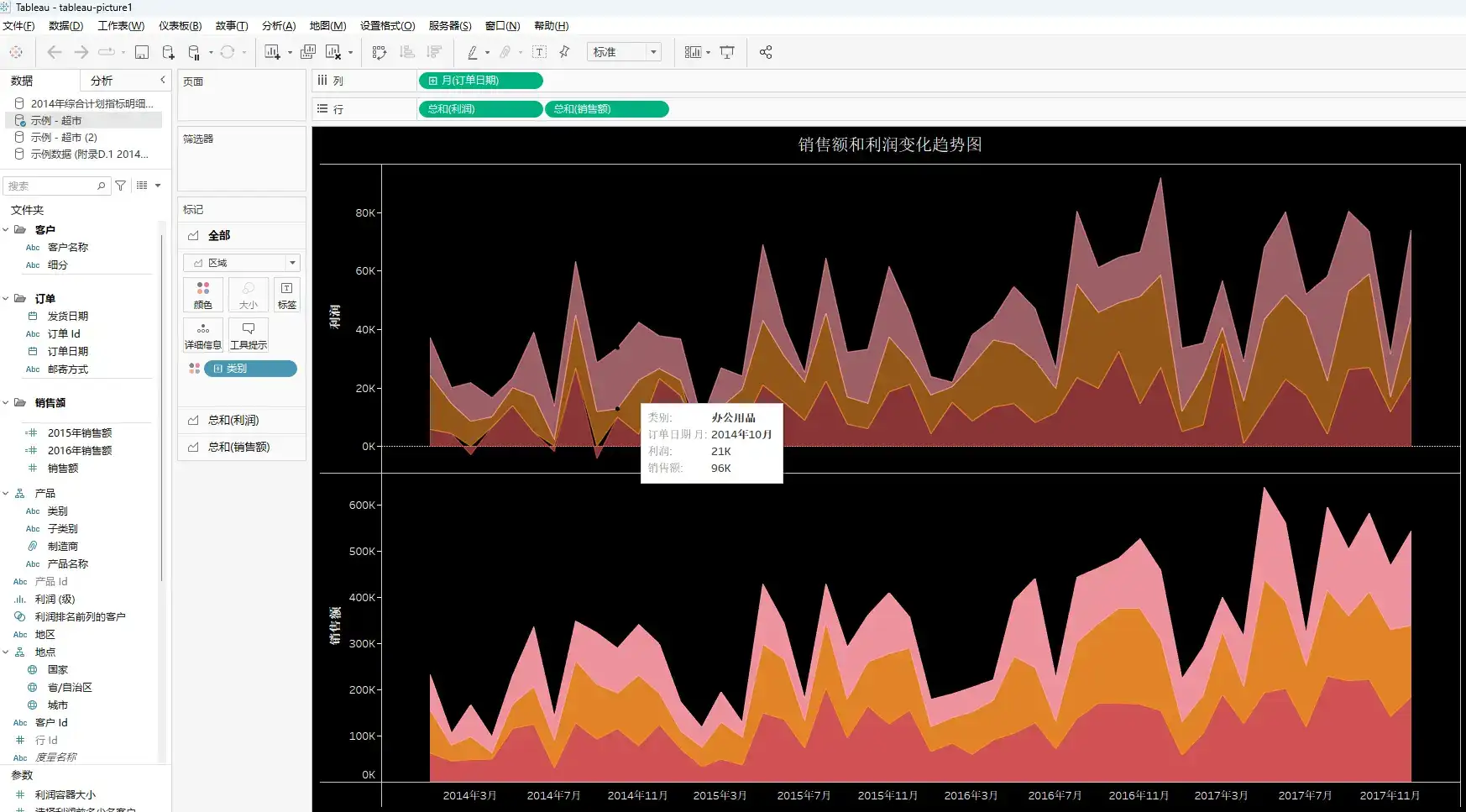 Tableau数据可视化实现