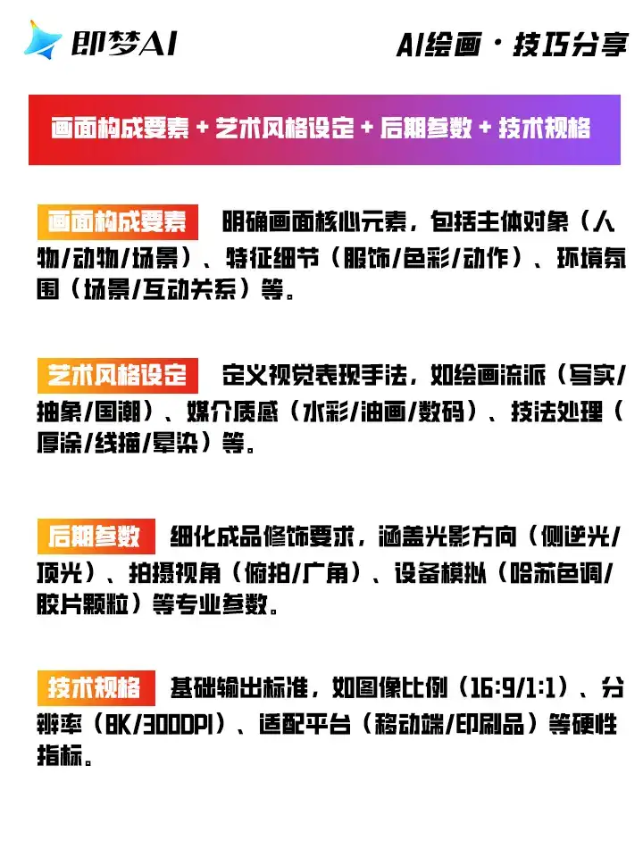 【AI绘画关键词终极宝典】一键get