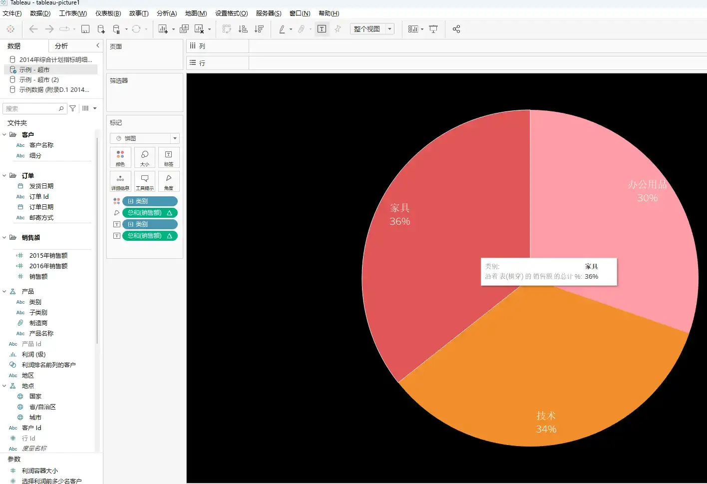 Tableau数据可视化实现