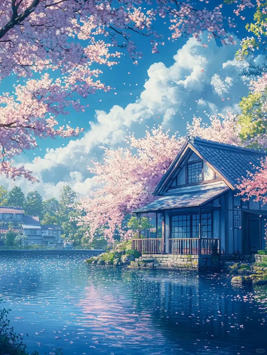 【Midjourney】咒语分享第3篇：湖边小屋