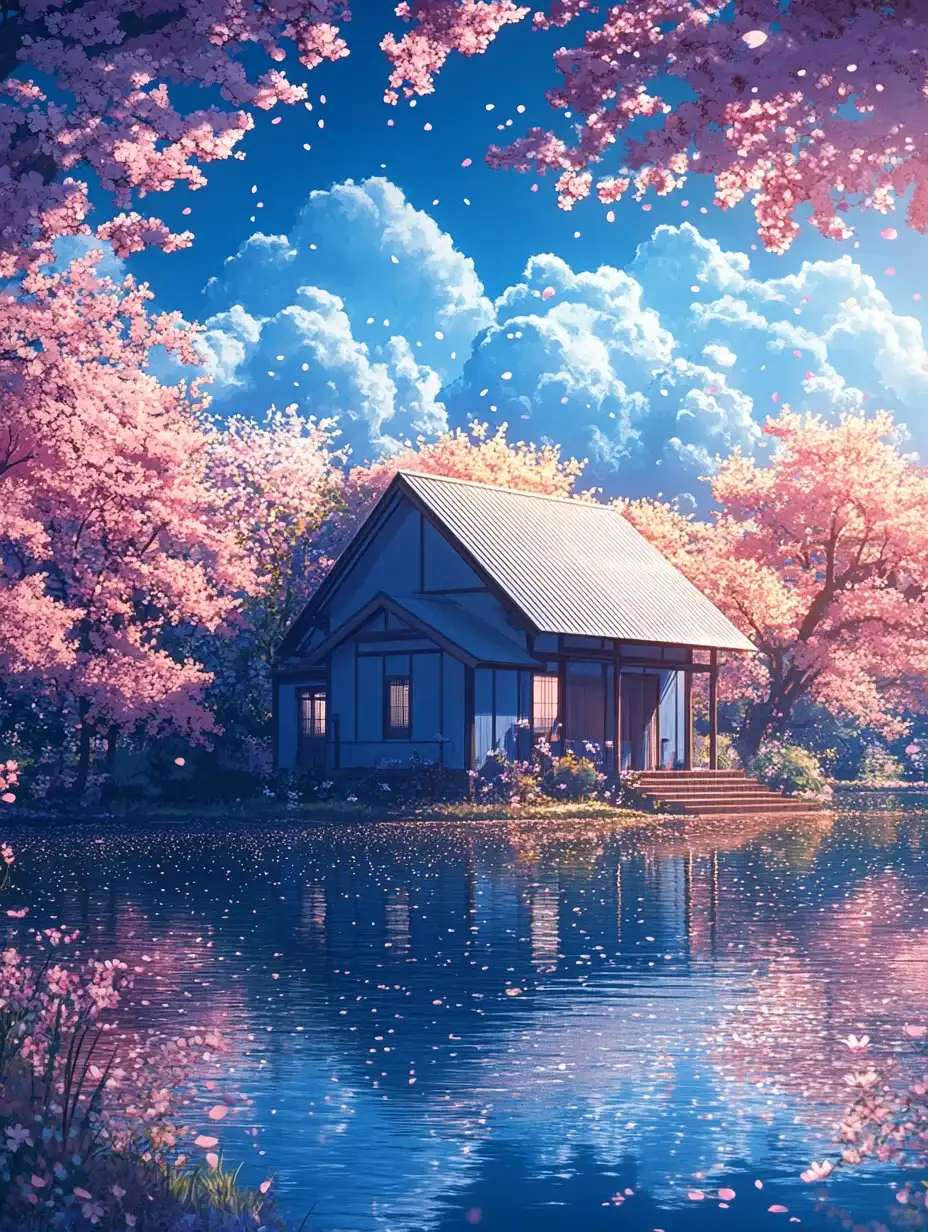 【Midjourney】咒语分享第3篇：湖边小屋