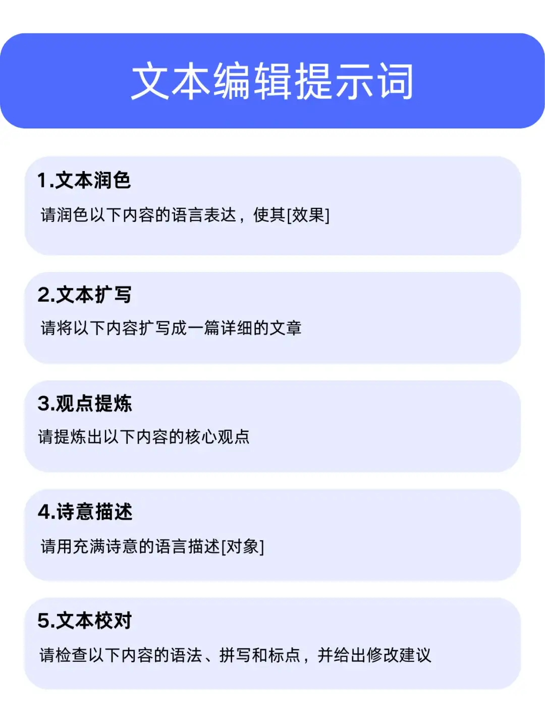 50个好用的DeepSeek喂饭指令 分享
