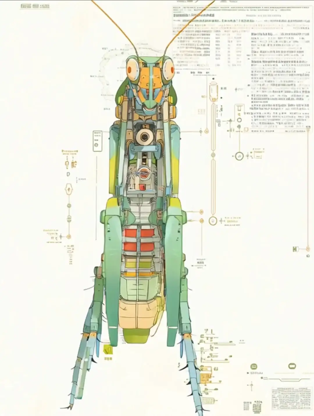 Midjourney—360度机械骨骼⚙️