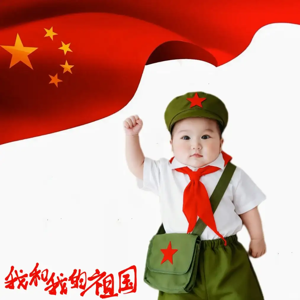 🇨🇳国庆宝宝照2.0版（附免费修图教程）