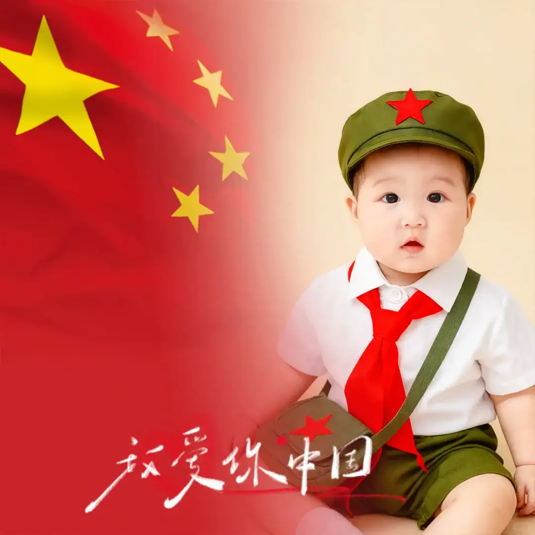 🇨🇳国庆宝宝照2.0版（附免费修图教程）