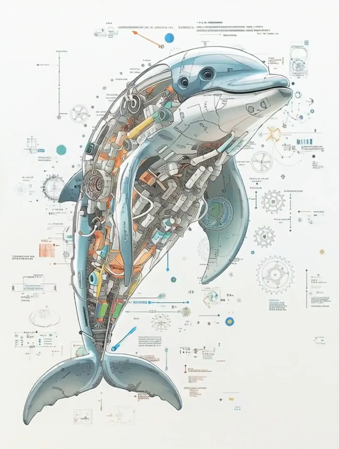 Midjourney—360度机械骨骼⚙️
