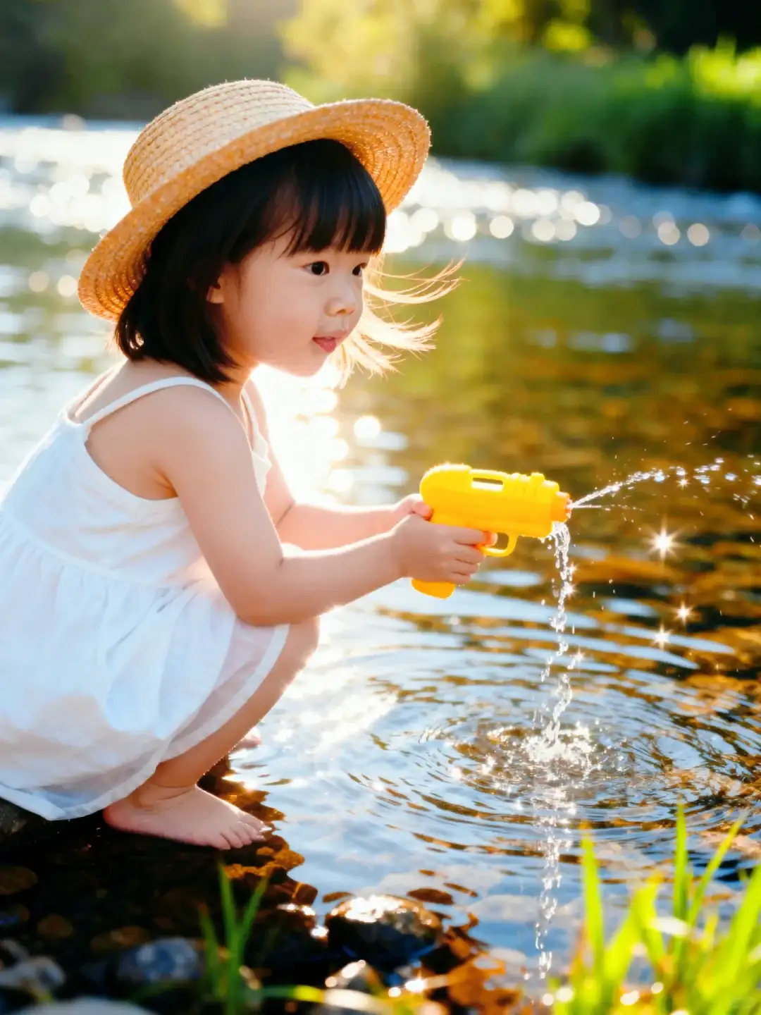 AI迟早要把影楼干倒闭❗|0成本拍夏日儿童照