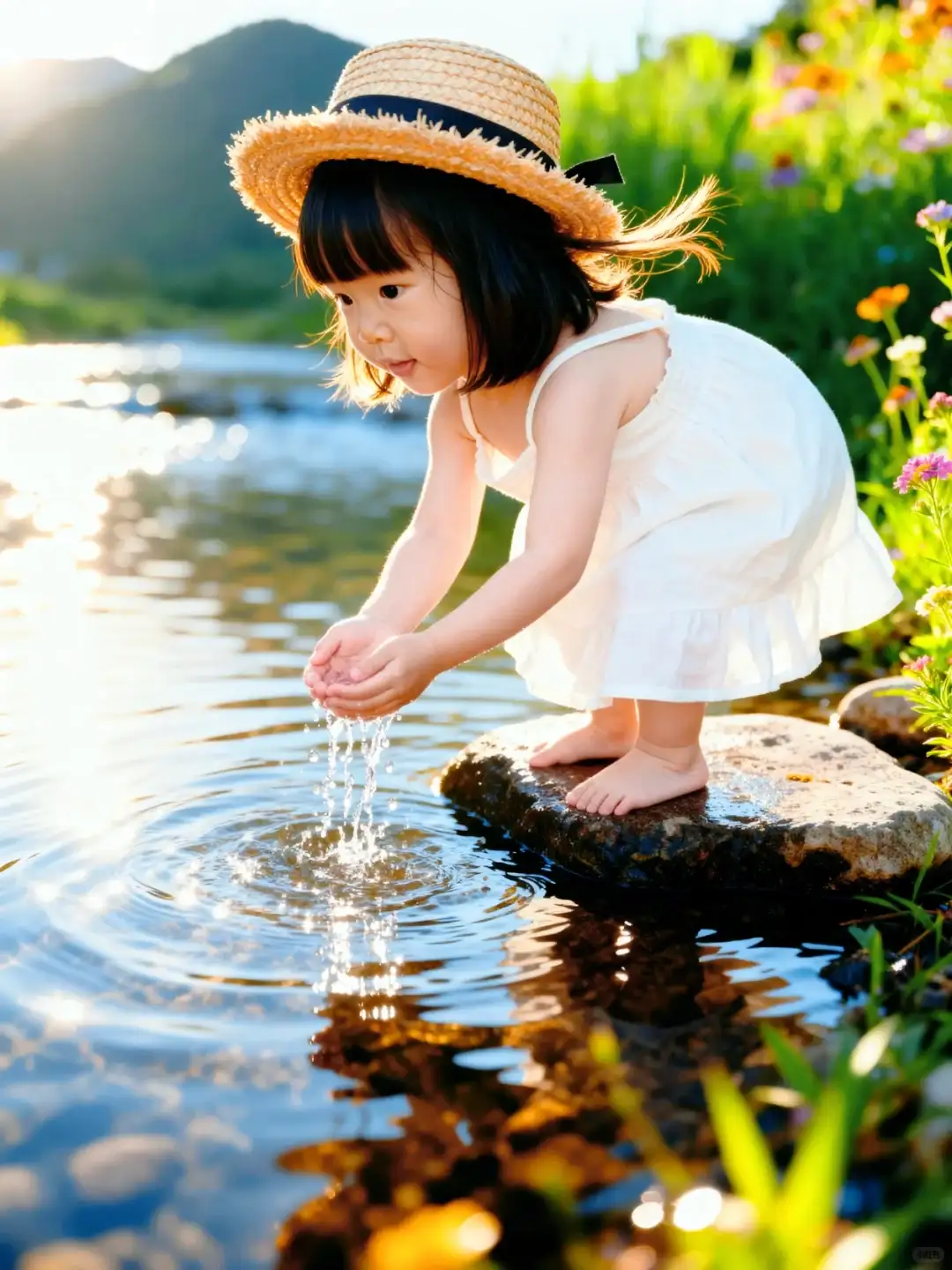 AI迟早要把影楼干倒闭❗|0成本拍夏日儿童照