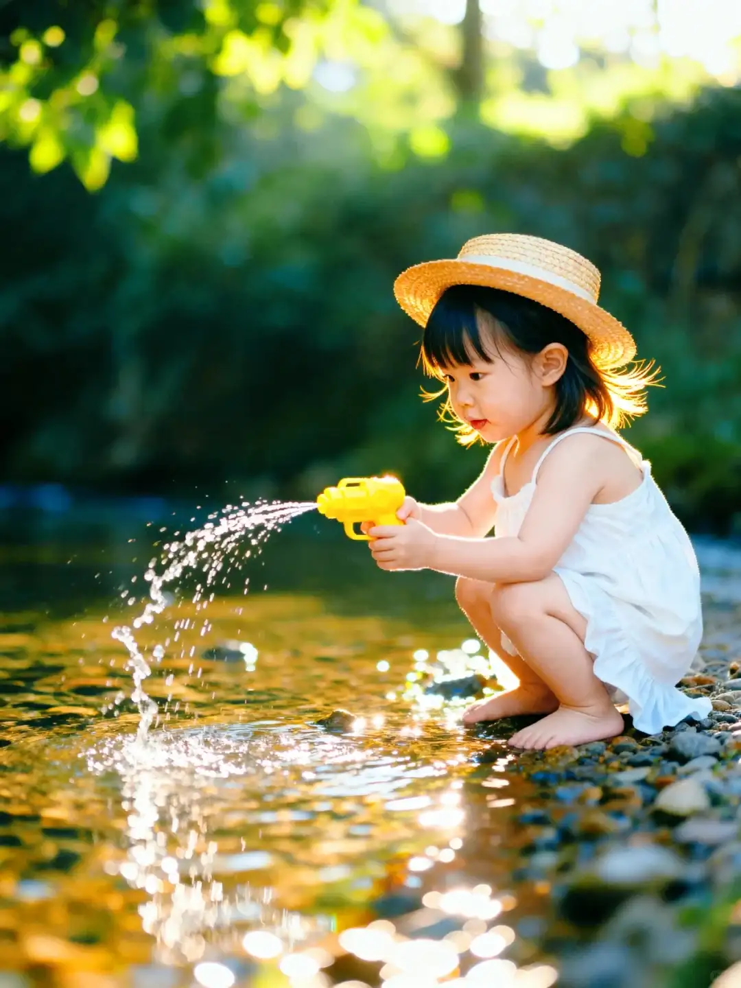 AI迟早要把影楼干倒闭❗|0成本拍夏日儿童照