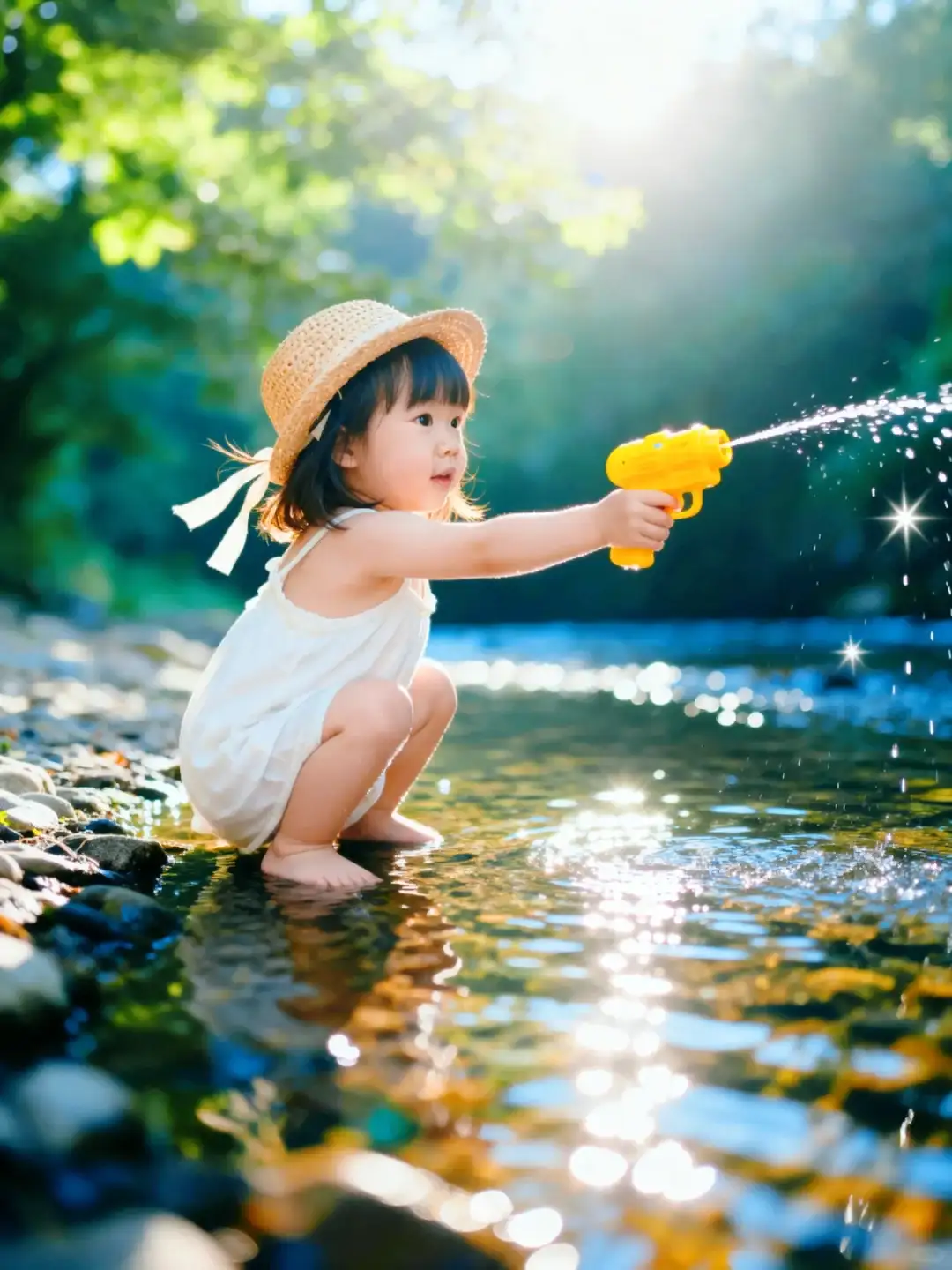 AI迟早要把影楼干倒闭❗|0成本拍夏日儿童照