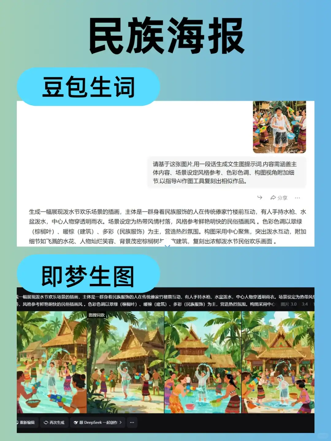 豆包+即梦，1:1复刻同款图，实用教程