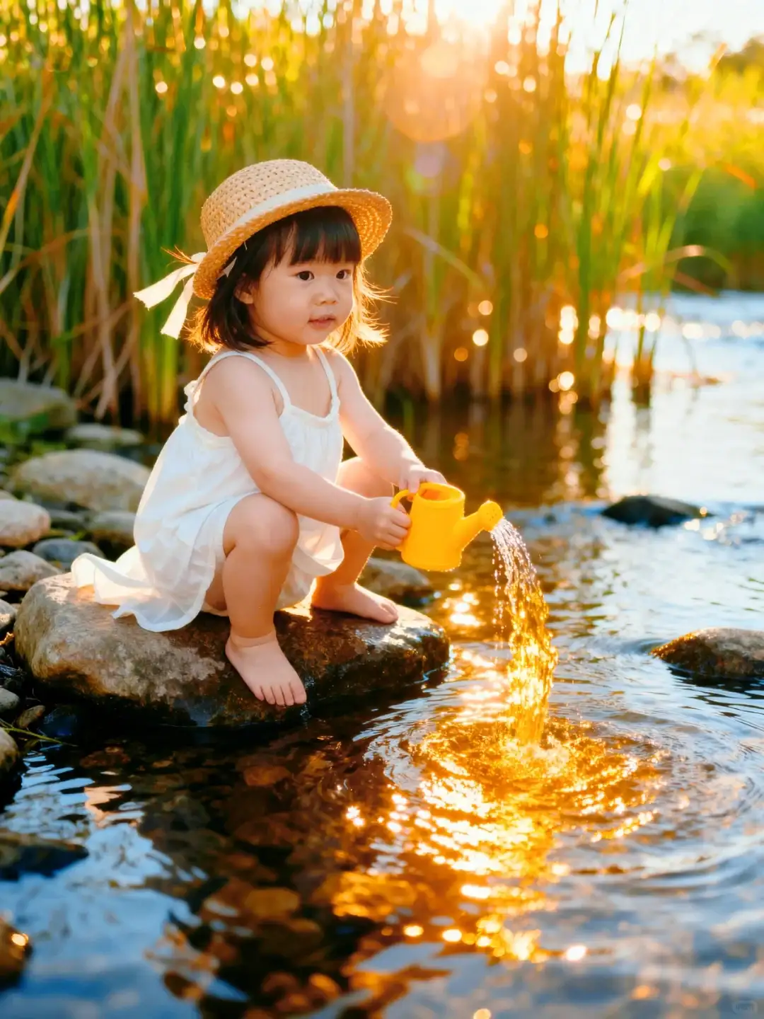 AI迟早要把影楼干倒闭❗|0成本拍夏日儿童照