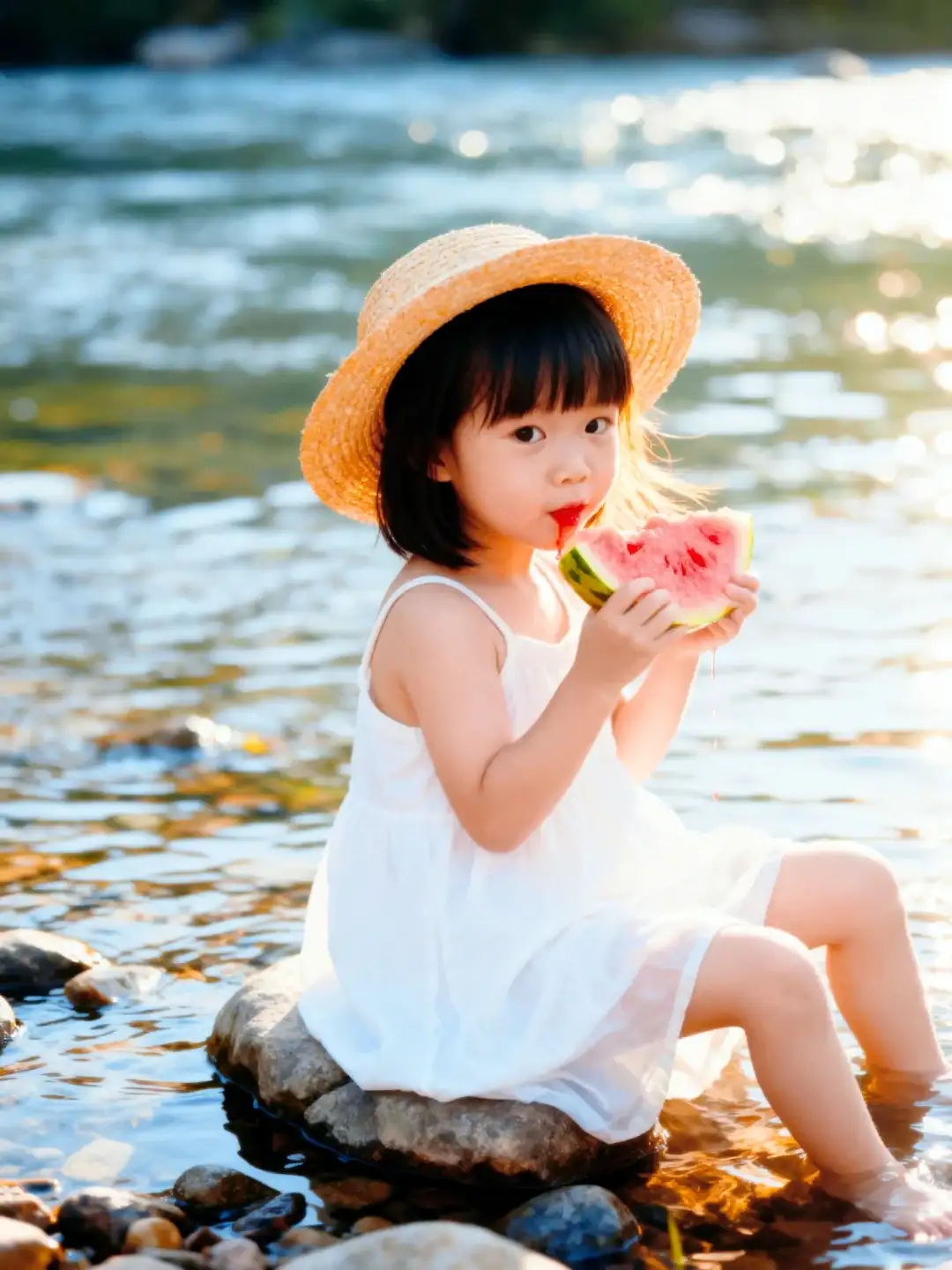 AI迟早要把影楼干倒闭❗|0成本拍夏日儿童照