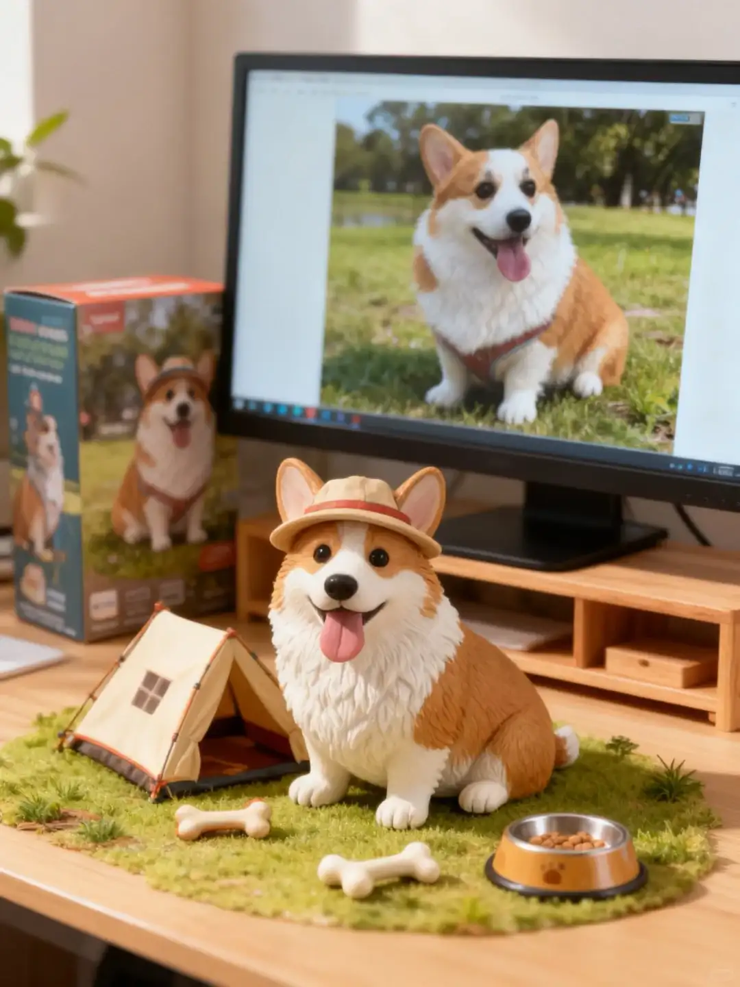 谁还没把萌宠变成AI手办？真的可爱到哭