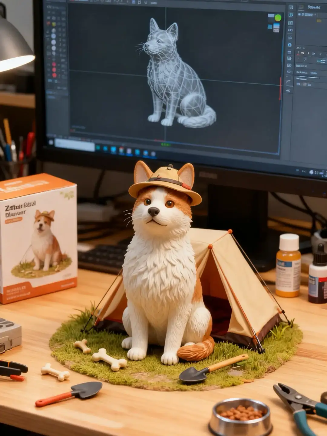 谁还没把萌宠变成AI手办？真的可爱到哭