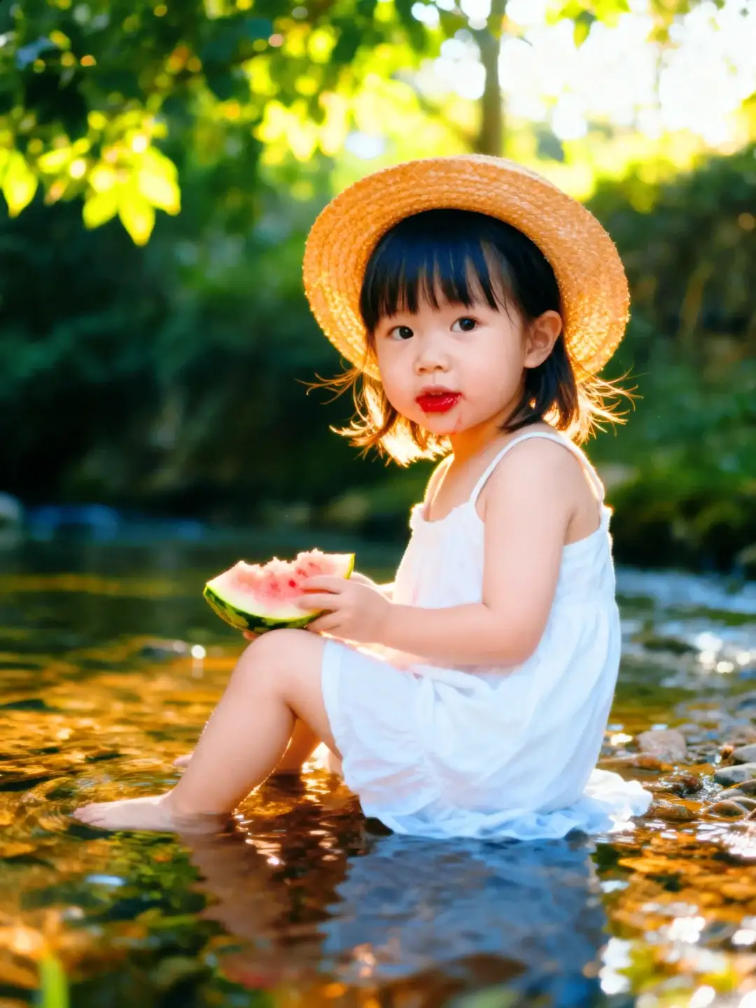 AI迟早要把影楼干倒闭❗|0成本拍夏日儿童照