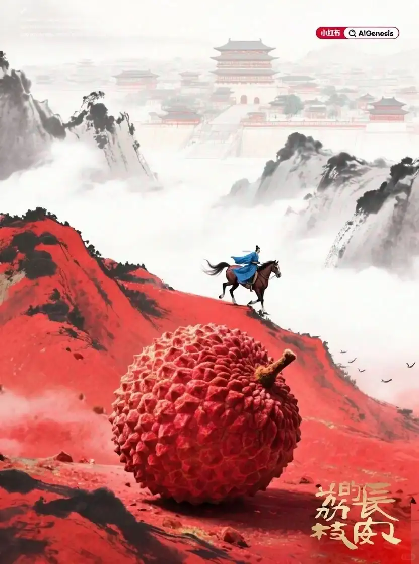 AIGC' | AI直出《长安的荔枝》海报(附提示词）