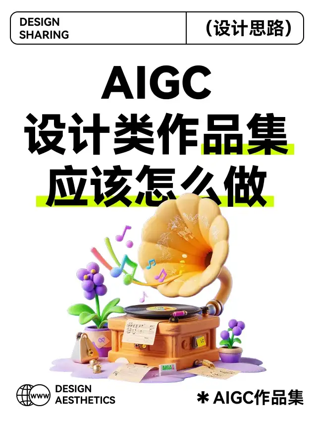 AIGC设计师作品集思路