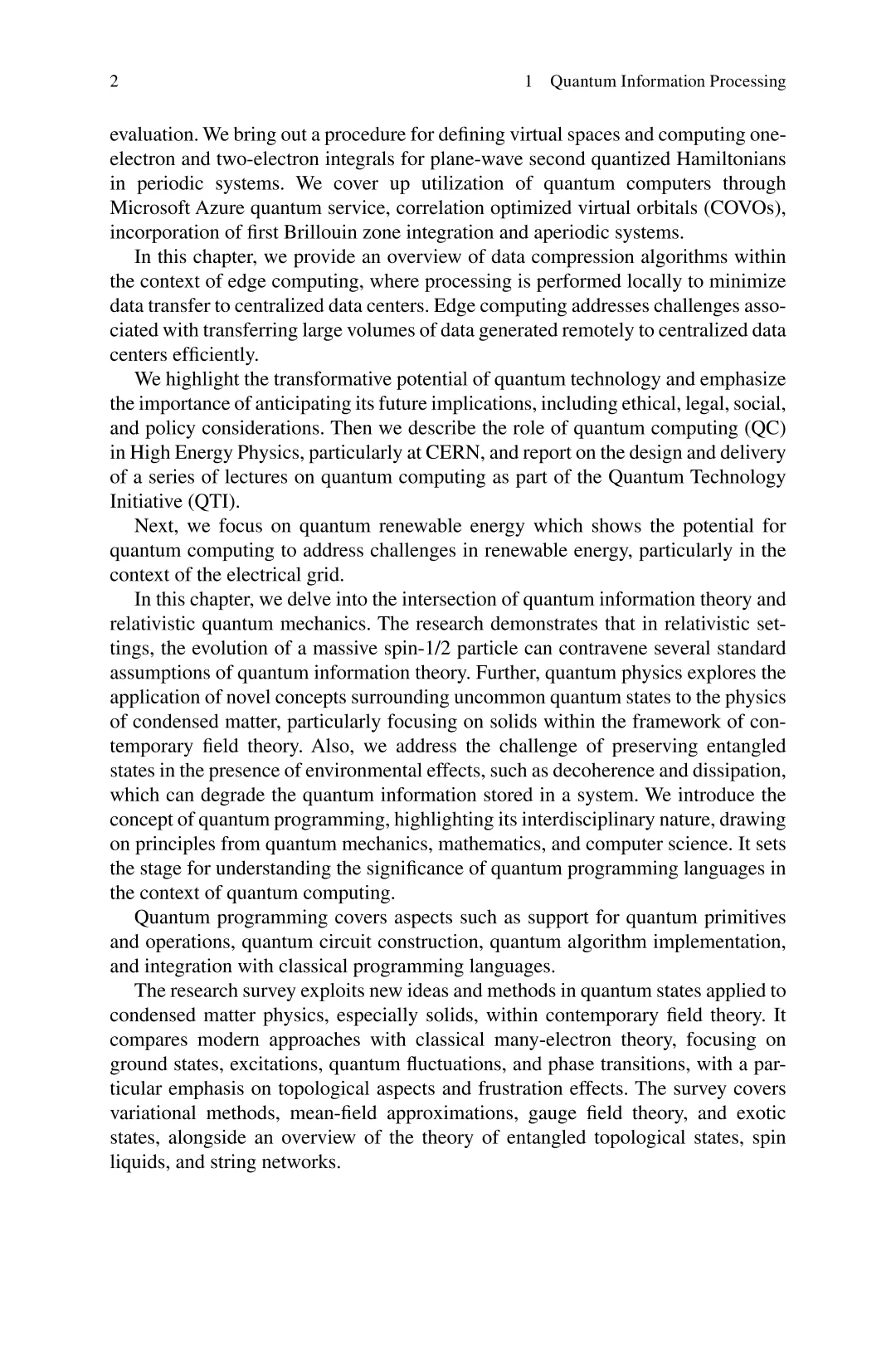 科学技术@量子人工智能：机器生成文献概述