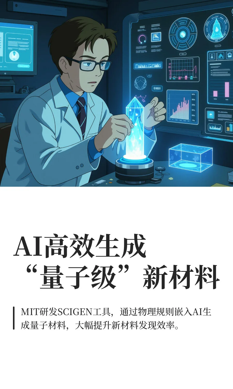 AI高效生成“量子级”新材料