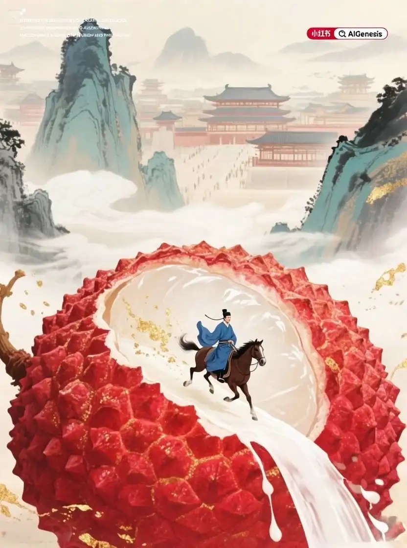 AIGC' | AI直出《长安的荔枝》海报(附提示词）