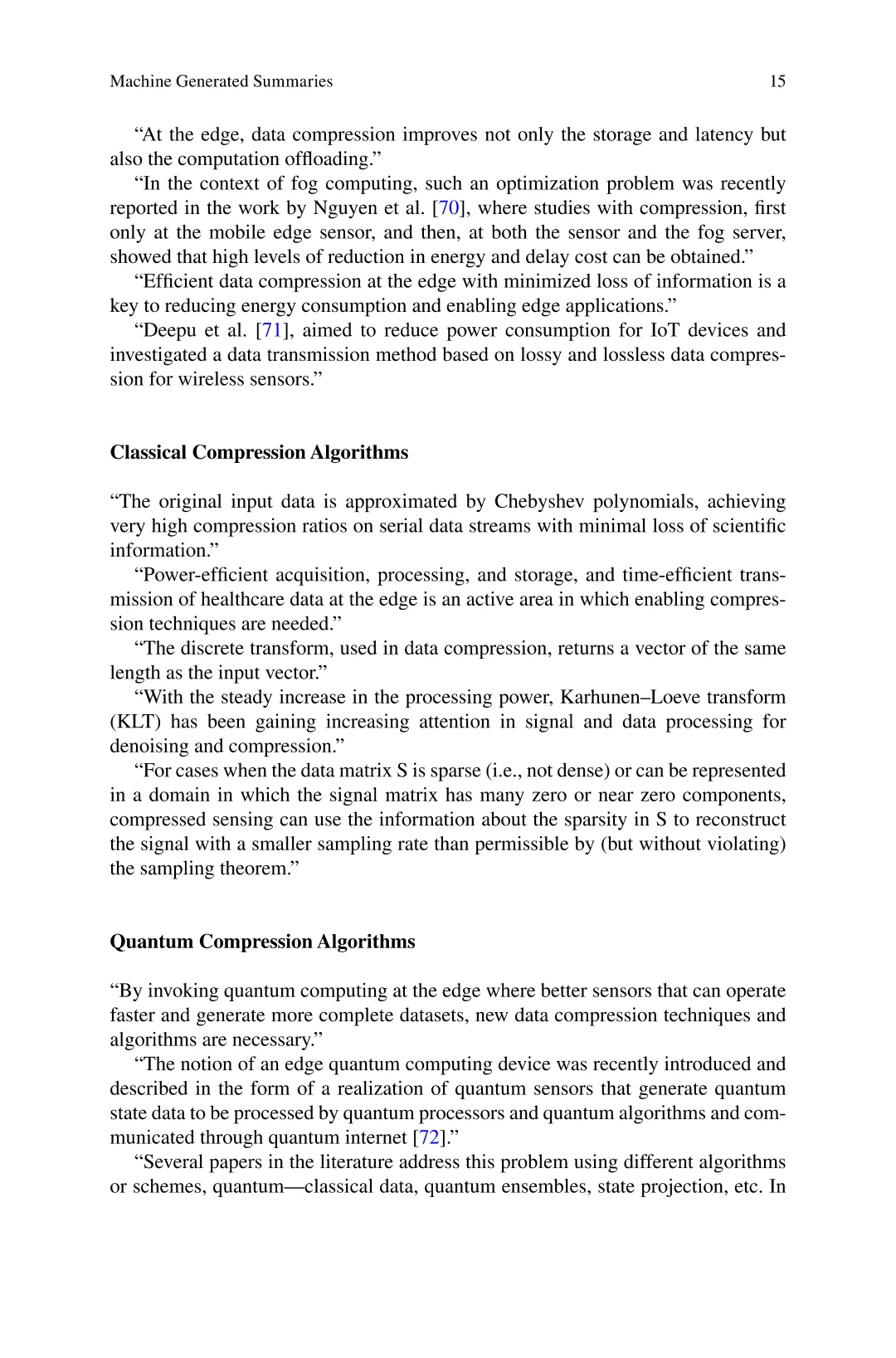 科学技术@量子人工智能：机器生成文献概述
