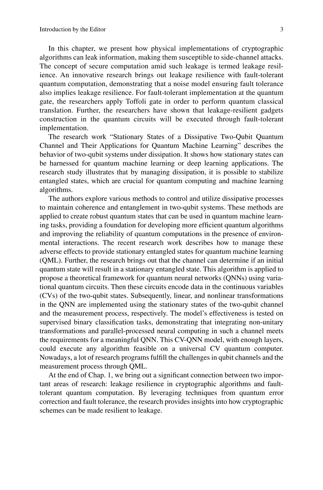 科学技术@量子人工智能：机器生成文献概述