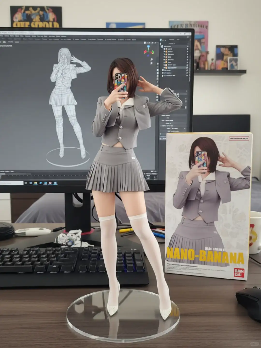 一晚上我做了40个手办（包含教程）