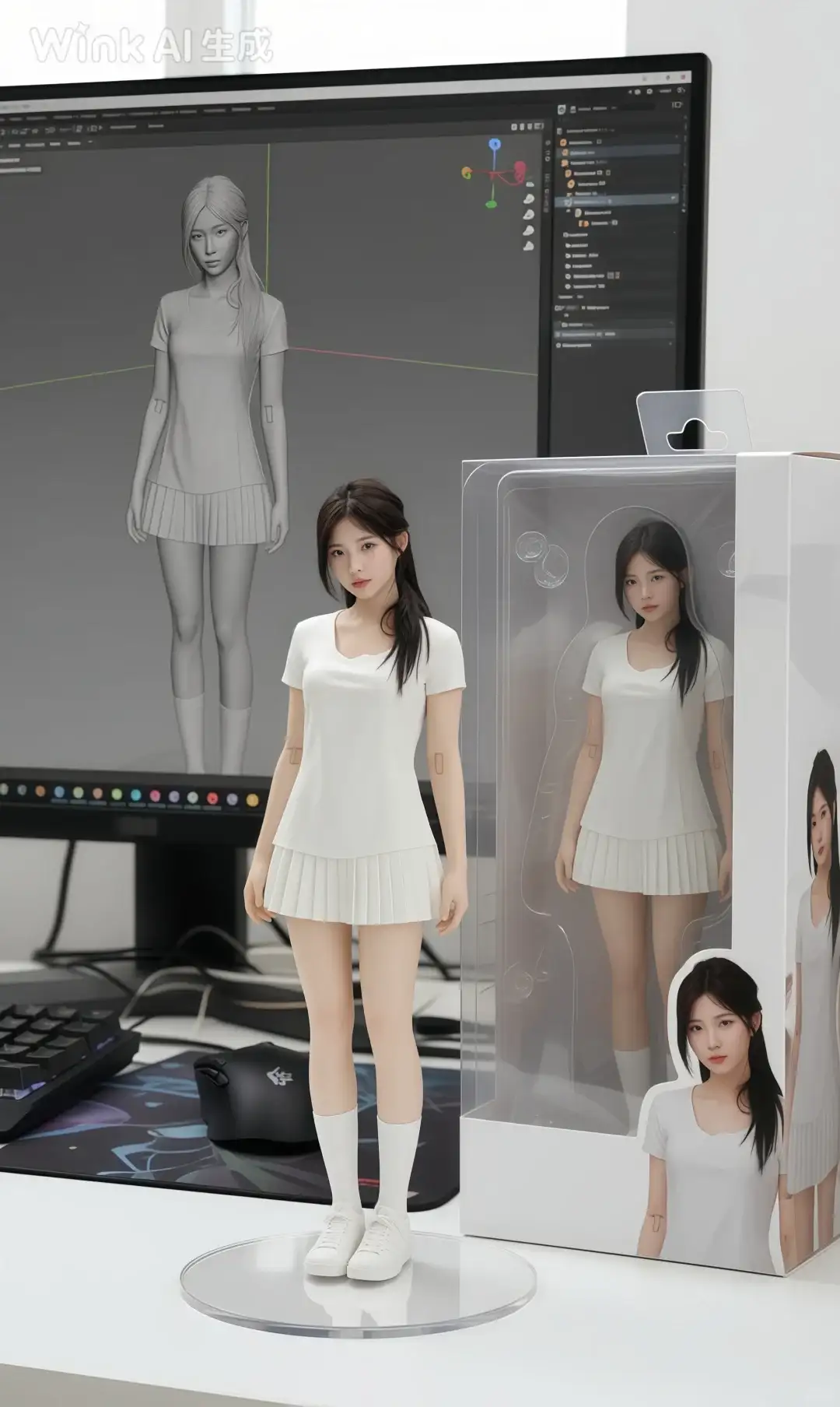 一键出!大学生自己的真人手办