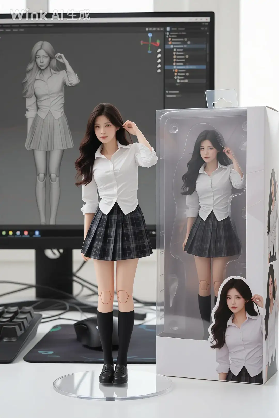 一键出!大学生自己的真人手办