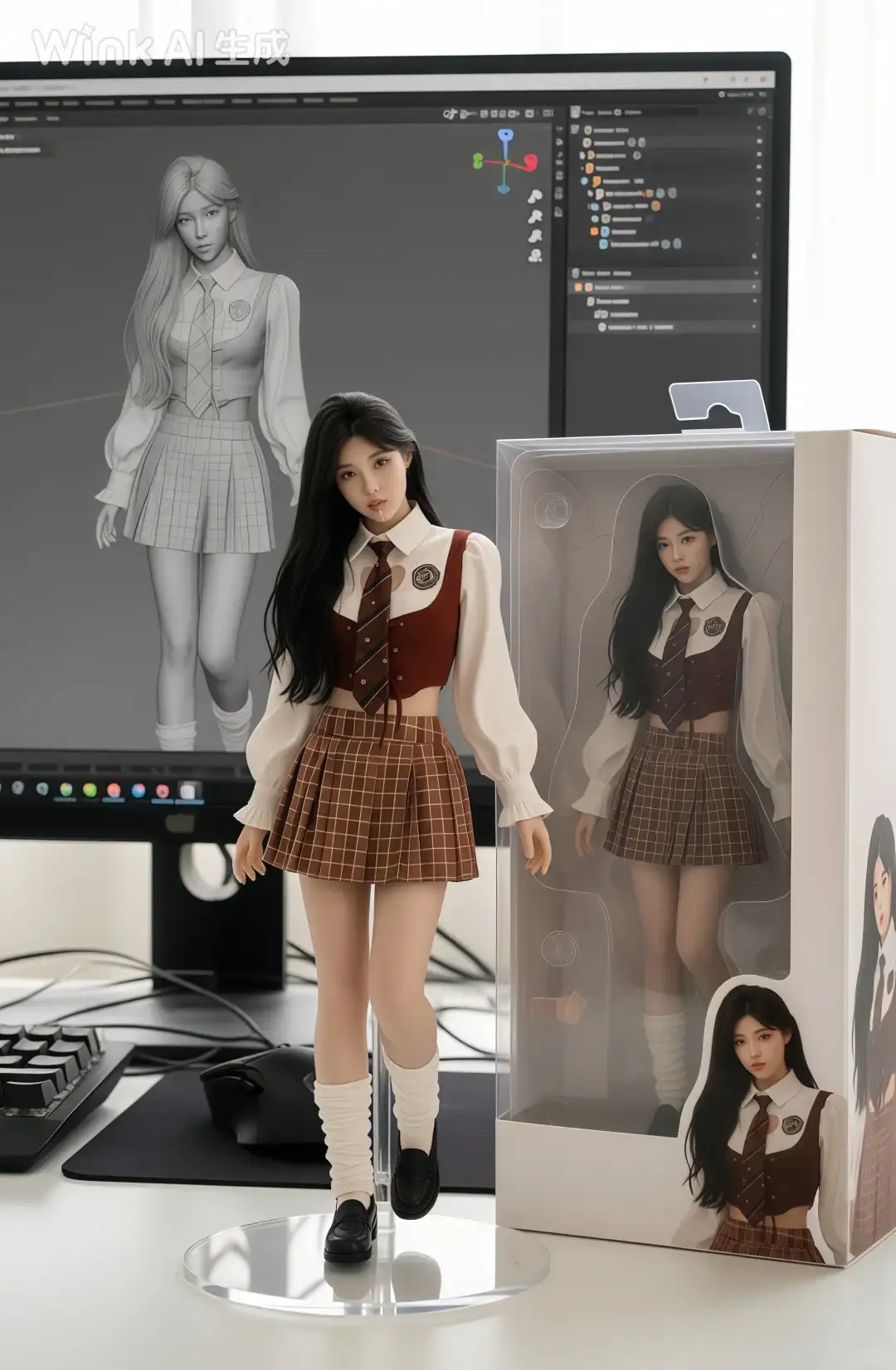 一键出!大学生自己的真人手办