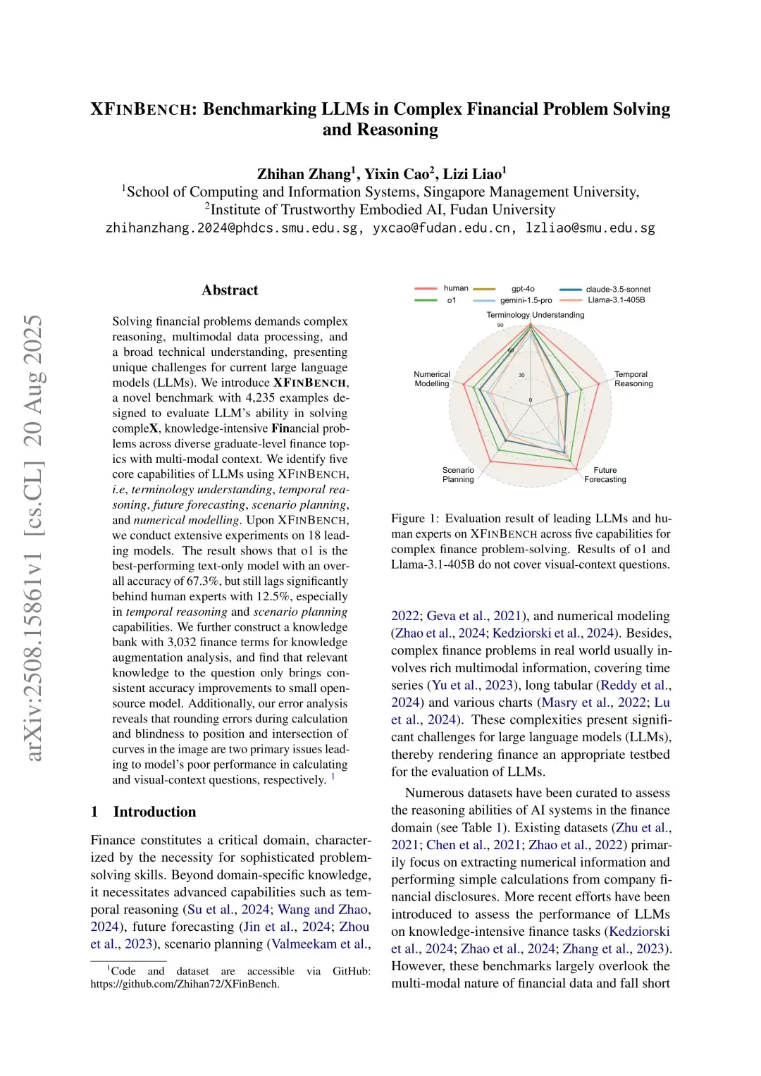 XFINBENCH：金融大模型的高阶试炼场