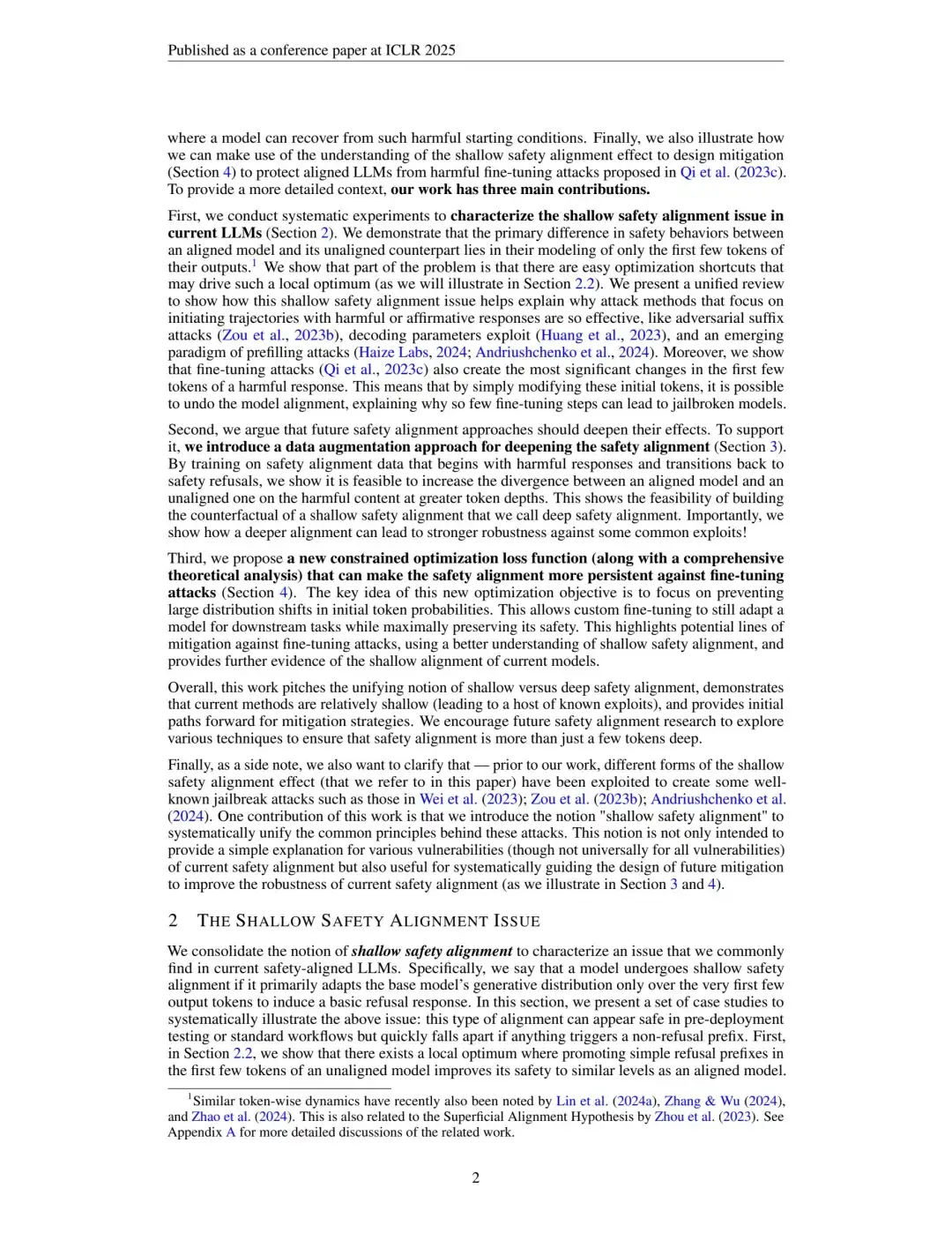 ICLR2025 | LLM深化安全对齐