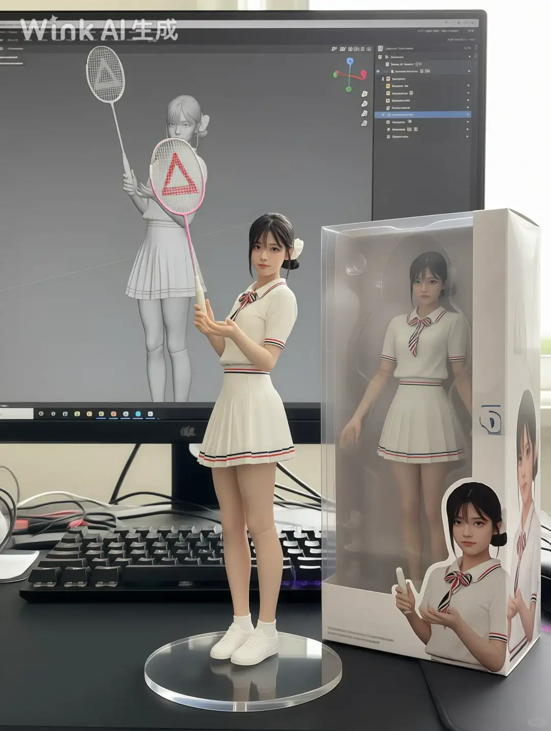 一键出!大学生自己的真人手办