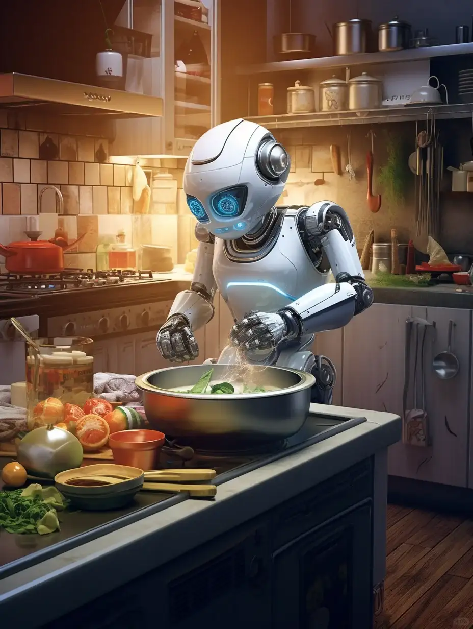 AI绘画，未来的厨师机器人