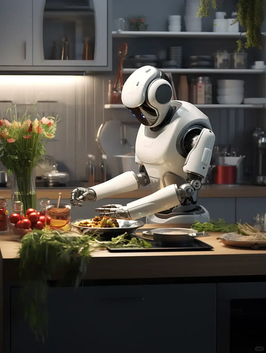 AI绘画，未来的厨师机器人