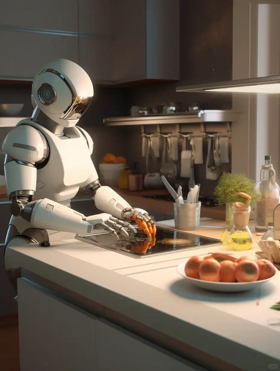 AI绘画，未来的厨师机器人