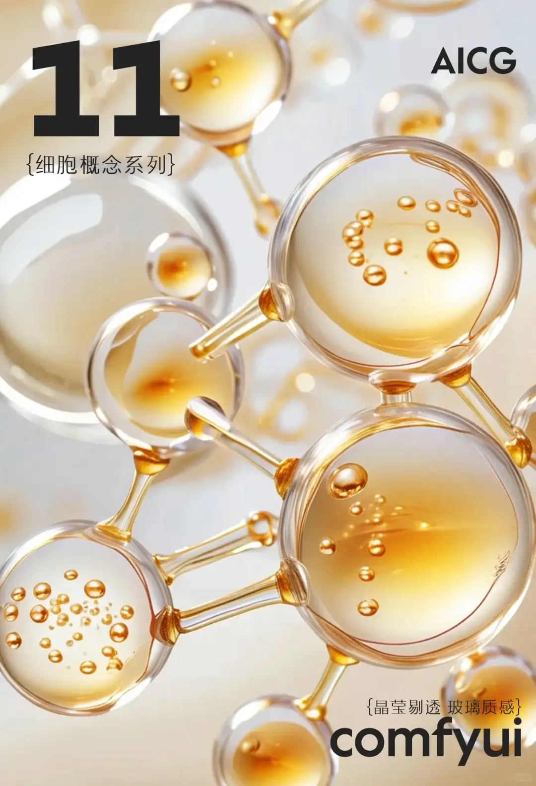 comfyui | AICG水分子细胞素材生成