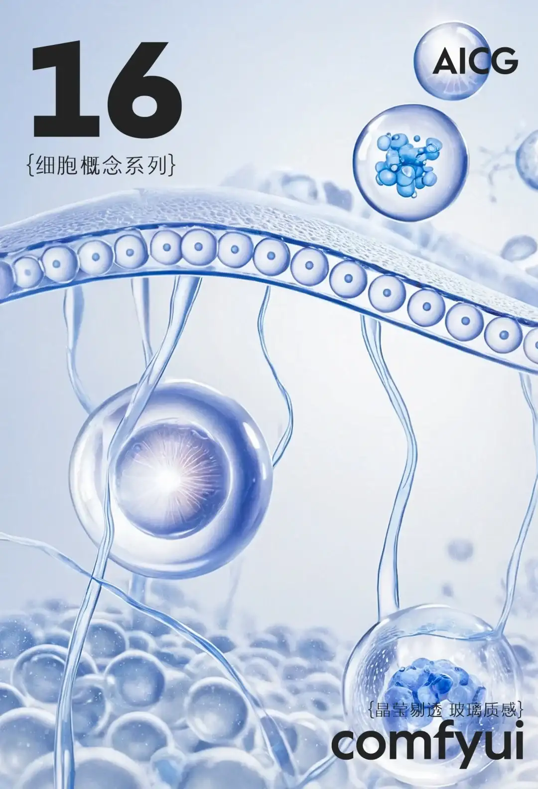 comfyui | AICG水分子细胞素材生成