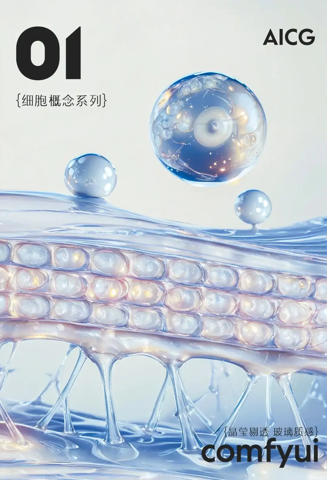 comfyui | AICG水分子细胞素材生成