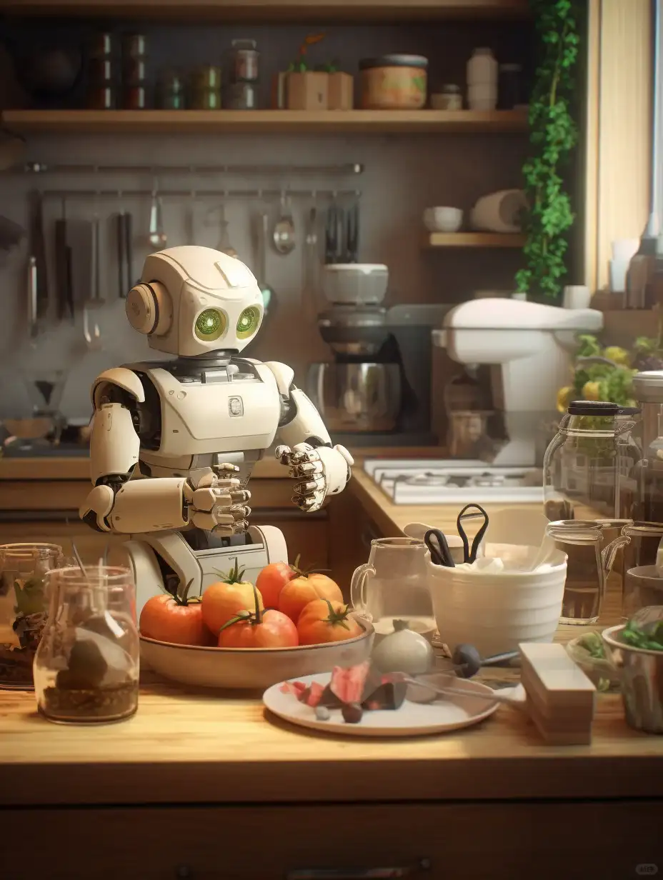 AI绘画，未来的厨师机器人