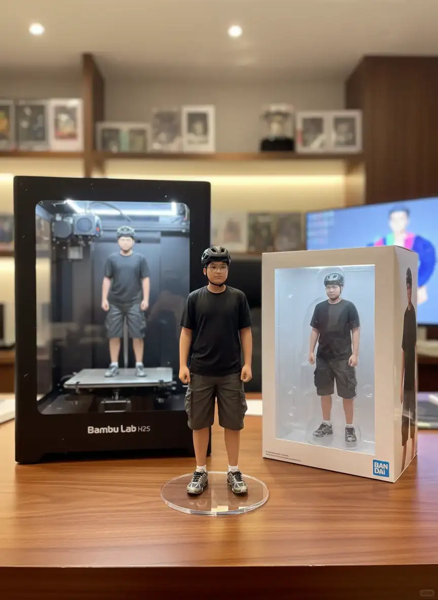 照片秒生成3d打印，简直太好玩啦！