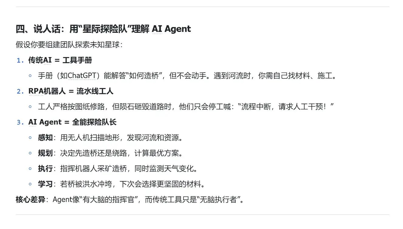 AI Agent是什么？说人话版