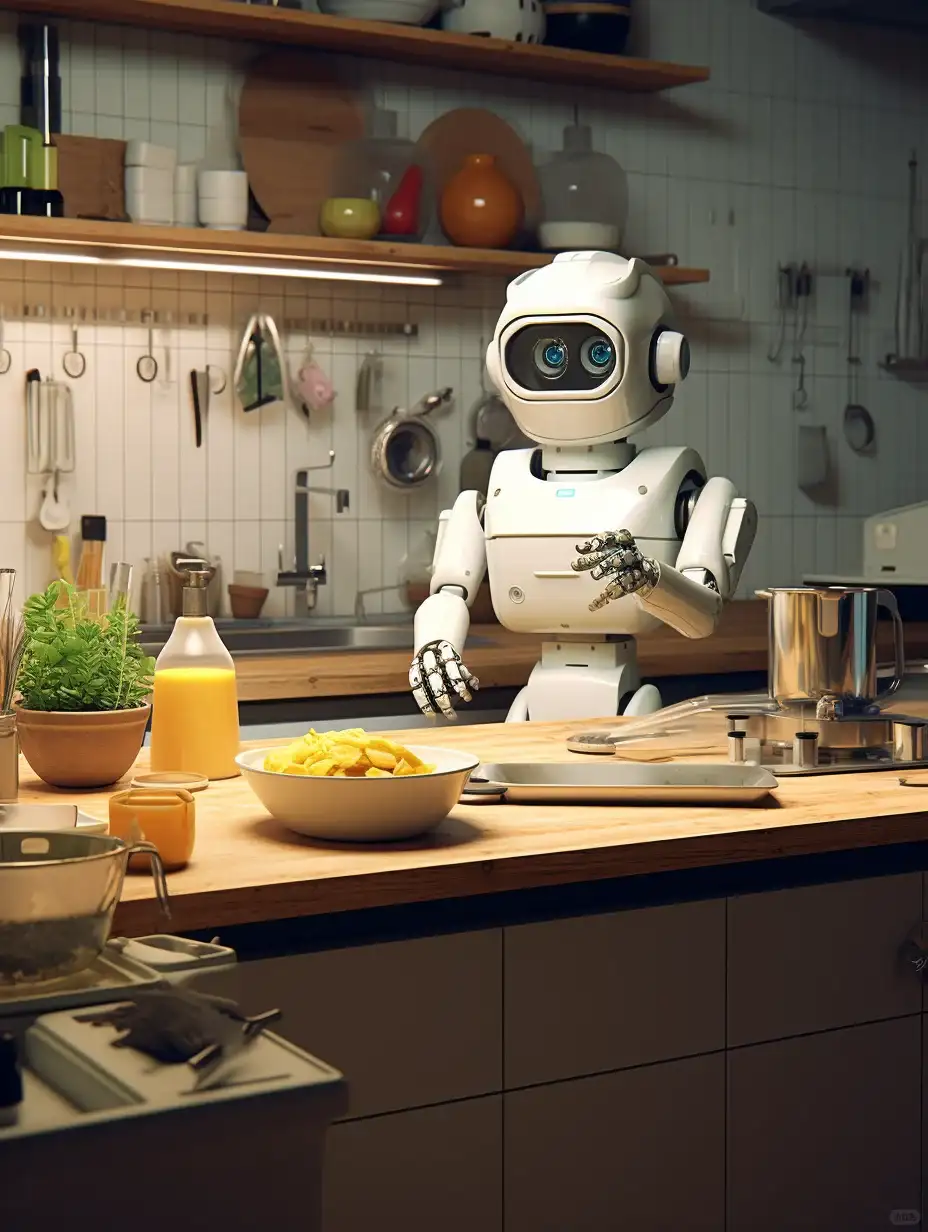 AI绘画，未来的厨师机器人