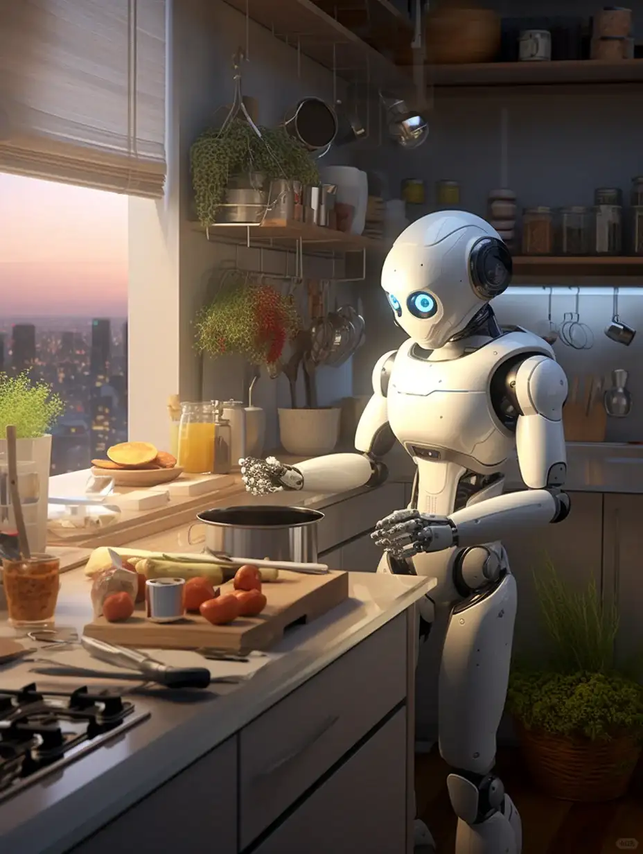 AI绘画，未来的厨师机器人