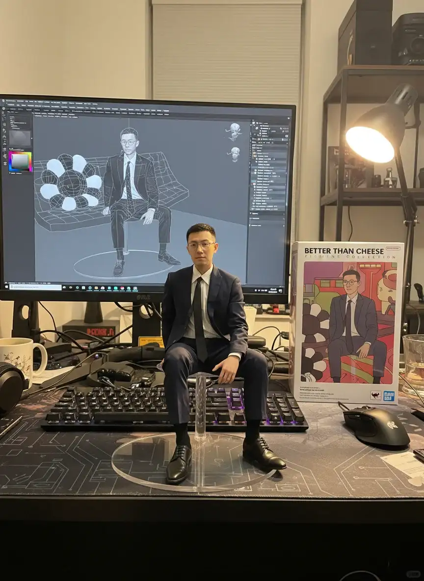 评论区让我看看你的手办👔