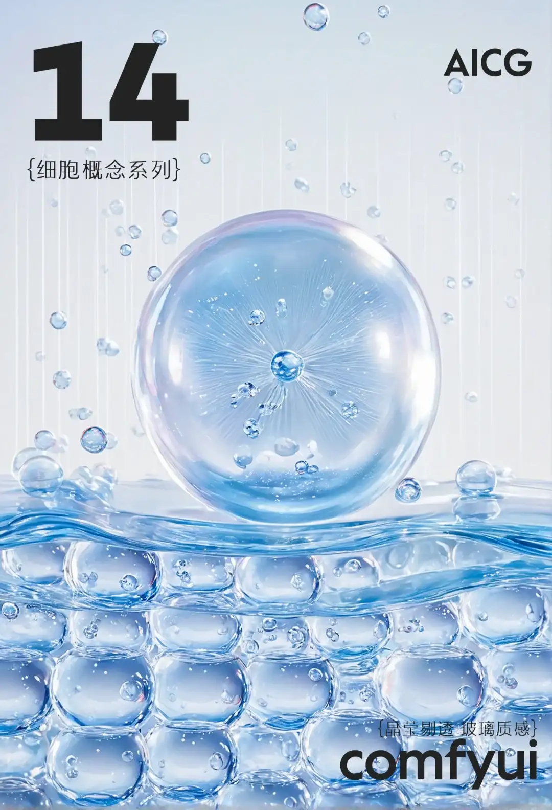 comfyui | AICG水分子细胞素材生成