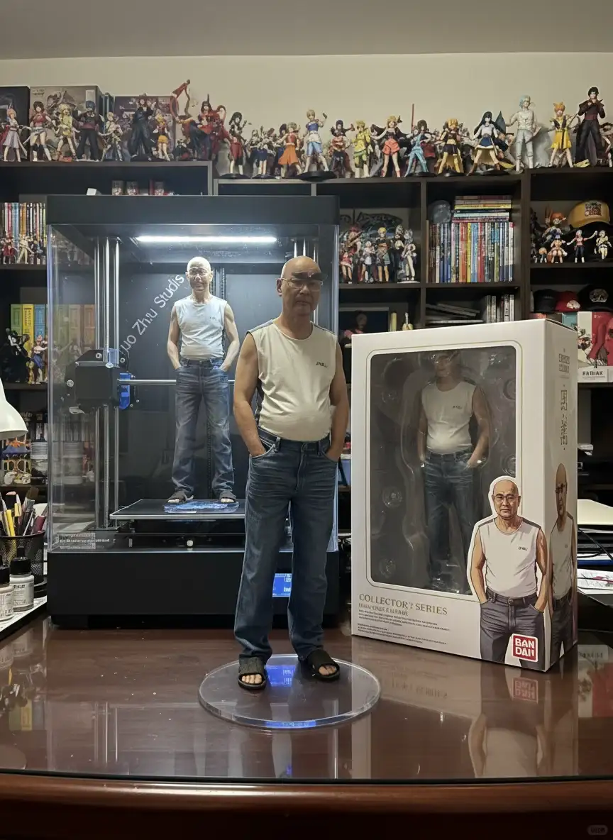 照片秒生成3d打印，简直太好玩啦！